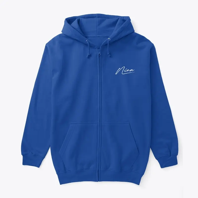 White Logo Zip Hoodie! (+ colours)